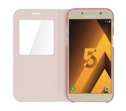 Slika izdelka: SAMSUNG original torbica S-view EF-CA520PPE SAMSUNG Galaxy A5 2017 roza