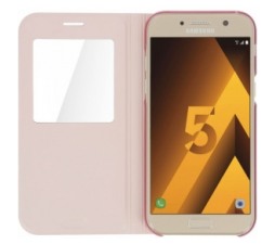Slika 2 izdelka: SAMSUNG original torbica S-view EF-CA520PPE SAMSUNG Galaxy A5 2017 roza