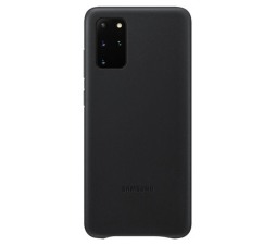 Slika izdelka: SAMSUNG original usnjen ovitek EF-VG985LBE za SAMSUNG Galaxy S20 Plus G985 - zaščita zadnjega dela - črna