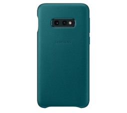 Slika izdelka: SAMSUNG original usnjen ovitek EF-VG970LGE za SAMSUNG Galaxy S10e G970 - zaščita zadnjega dela - zelena