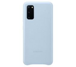 Slika izdelka: SAMSUNG original usnjen ovitek EF-VG980LLE za SAMSUNG Galaxy S20 G980 - zaščita zadnjega dela - modra