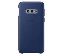 Slika izdelka: SAMSUNG original usnjen ovitek EF-VG970LNE za SAMSUNG Galaxy S10e G970 - zaščita zadnjega dela - navy modra