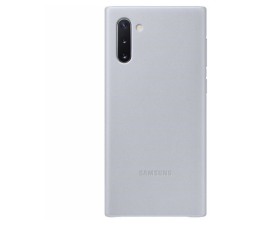 Slika izdelka: SAMSUNG original usnjen ovitek EF-VN970LJE za SAMSUNG Galaxy Note 10 N970 - zaščita zadnjega dela - siva