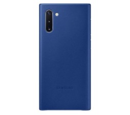 Slika izdelka: SAMSUNG original usnjen ovitek EF-VN970LLE za SAMSUNG Galaxy Note 10 N970 - zaščita zadnjega dela moder