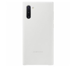 Slika izdelka: SAMSUNG original usnjen ovitek EF-VN970LWE za SAMSUNG Galaxy Note 10 N970 - zaščita zadnjega dela bel