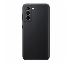 Slika izdelka: SAMSUNG original usnjen ovitek EF-VG991LBE za SAMSUNG Galaxy S21 G991 - zaščita zadnjega dela - črn