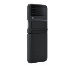 Slika izdelka: SAMSUNG original usnjen ovitek EF-VF721LBE za SAMSUNG Galaxy Z Flip 4 F721 - zaščita zadnjega dela - črn