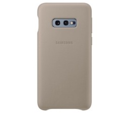 Slika 2 izdelka: SAMSUNG original usnjen ovitek EF-VG970LJE za SAMSUNG Galaxy S10e G970 - zaščita zadnjega dela - siv