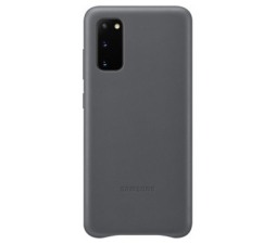 Slika 2 izdelka: SAMSUNG original usnjen ovitek EF-VG980LJE za SAMSUNG Galaxy S20 G980 - zaščita zadnjega dela - siv