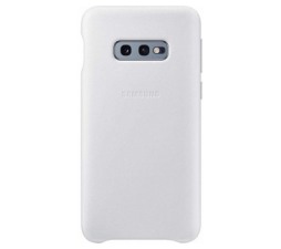 Slika 2 izdelka: SAMSUNG original usnjen ovitek EF-VG970LWE za SAMSUNG Galaxy S10e G970 - zaščita zadnjega dela - bel