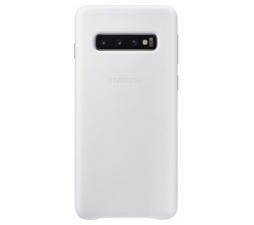Slika 2 izdelka: SAMSUNG original usnjen ovitek EF-VG973LWE za SAMSUNG Galaxy S10 G973 - bela zaščita zadnjega dela