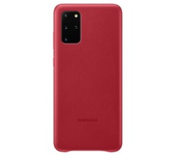 Slika 2 izdelka: SAMSUNG original usnjen ovitek EF-VG985LRE za SAMSUNG Galaxy S20 Plus G985 - zaščita zadnjega dela - rdeč