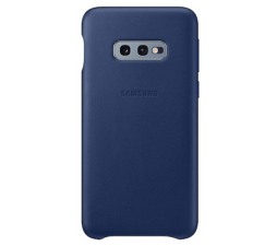 Slika 2 izdelka: SAMSUNG original usnjen ovitek EF-VG970LNE za SAMSUNG Galaxy S10e G970 - zaščita zadnjega dela - navy modra