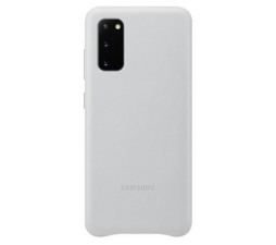 Slika 2 izdelka: SAMSUNG original usnjen ovitek EF-VG980LSE za SAMSUNG Galaxy S20 G980 - zaščita zadnjega dela - srebrn