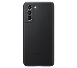 Slika 2 izdelka: SAMSUNG original usnjen ovitek EF-VG996LBE za SAMSUNG Galaxy S21 Plus G996 - zaščita zadnjega dela - črn