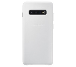 Slika 2 izdelka: SAMSUNG original usnjen ovitek EF-VG975LWE za SAMSUNG Galaxy S10 Plus G975 - zaščita zadnjega dela - bel