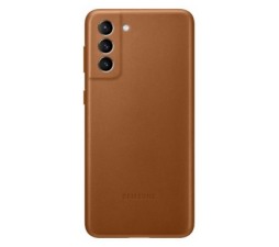 Slika 2 izdelka: SAMSUNG original usnjen ovitek EF-VG991LAE za SAMSUNG Galaxy S21 G991 - zaščita zadnjega dela - rjav