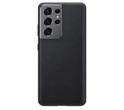 Slika 2 izdelka: SAMSUNG original usnjen ovitek EF-VG998LBE za SAMSUNG Galaxy S21 Ultra G998 - zaščita zadnjega dela - črn
