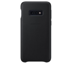 Slika 2 izdelka: SAMSUNG original usnjen ovitek EF-VG970LBE za SAMSUNG Galaxy S10e G970 - zaščita zadnjega dela - črna