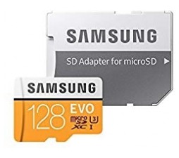 Slika izdelka: SAMSUNG SPOMINSKA KARTICA EVO 128 GB micro SDXC class 10 - z adapterjem
