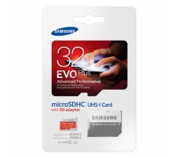Slika izdelka: SAMSUNG SPOMINSKA KARTICA EVO PLUS 32GB micro SDHC class 10
