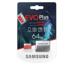 Slika 2 izdelka: Samsung spominska kartica MicroSD EVO Plus 64GB (2020) MB-MC64HA/EU