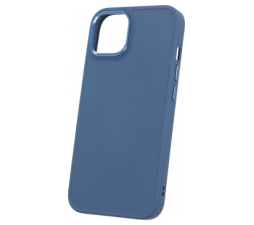 Slika 2 izdelka: Satin silikonski ovitek za iPhone 7, 8, SE 2 -  moder