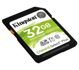 Slika izdelka: SDHC KINGSTON 32GB CANVAS SELECT Plus, 100MB/s, C10 UHS-I U1 V10