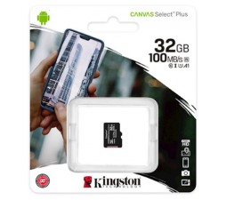 Slika 2 izdelka: SDHC KINGSTON MICRO 32GB CANVAS SELECT Plus, 100 MB/s, C10 UHS-I
