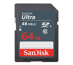 Slika izdelka: SDXC SanDisk 64GB Ultra, 100MB/s