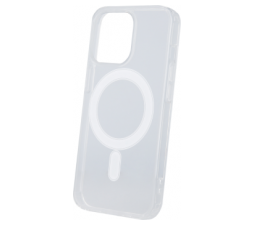 Slika 2 izdelka: Silikonski ovitek ANTISHOCK MagSafe za iPhone 13 6.1 - prozoren