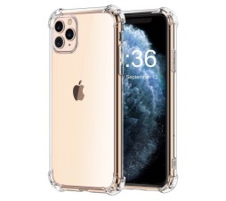 Slika izdelka: Silikonski ovitek ANTISHOCK za iPhone 11 Pro - prozoren