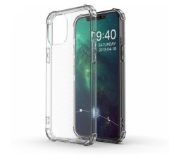 Slika izdelka: Silikonski ovitek ANTISHOCK za iPhone 13 6.1 - prozoren