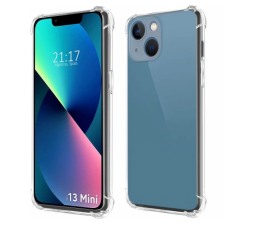 Slika izdelka: Silikonski ovitek ANTISHOCK za iPhone 13 Mini - prozoren
