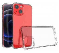 Slika 2 izdelka: Silikonski ovitek ANTISHOCK za iPhone 14 Plus 6.7 - prozoren