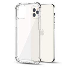 Slika 2 izdelka: Silikonski ovitek ANTISHOCK za iPhone 14 Pro Max - prozoren