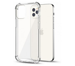 Slika 2 izdelka: Silikonski ovitek ANTISHOCK za iPhone 13 Pro - prozoren