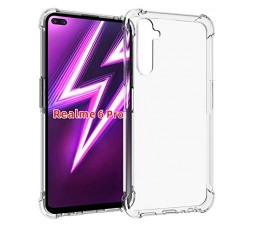 Slika izdelka: Silikonski ovitek ANTISHOCK za Realme 6 Pro - prozoren