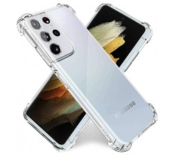 Slika izdelka: Silikonski ovitek ANTISHOCK za Samsung Galaxy S22 Ultra 5G - prozoren