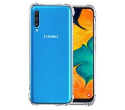 Slika 2 izdelka: Silikonski ovitek ANTISHOCK za Samsung Galaxy A50 A505 - prozoren