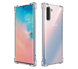 Slika 2 izdelka: Silikonski ovitek ANTISHOCK za Samsung Galaxy Note 10 Plus N975 - prozoren