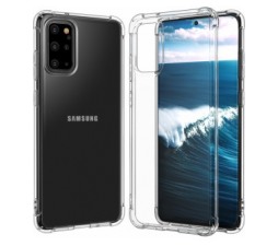 Slika 2 izdelka: Silikonski ovitek ANTISHOCK za Samsung Galaxy S20 Plus G985 - prozoren