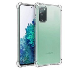 Slika 2 izdelka: Silikonski ovitek ANTISHOCK za Samsung Galaxy S21 FE G990 - prozoren