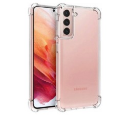 Slika 2 izdelka: Silikonski ovitek ANTISHOCK za Samsung Galaxy S22 5G - prozoren