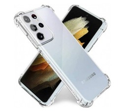 Slika 2 izdelka: Silikonski ovitek ANTISHOCK za Samsung Galaxy S22 Ultra 5G - prozoren