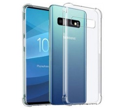 Slika 2 izdelka: Silikonski ovitek ANTISHOCK za Samsung Galaxy S10 G973 - prozoren