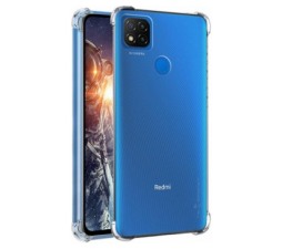 Slika 2 izdelka: Silikonski ovitek ANTISHOCK za Xiaomi Redmi 9C - prozoren