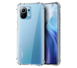 Slika 2 izdelka: Silikonski ovitek ANTISHOCK za Xioami Mi 11T / 11T Pro - prozoren