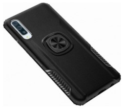 Slika 2 izdelka: Silikonski ovitek Armor Ring za Samsung Galaxy Note 10 Plus N975 - črn