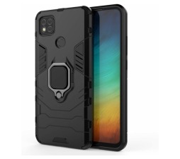 Slika izdelka: Silikonski ovitek Armor Ring za Xiaomi Redmi 9C - črn